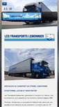 Mobile Screenshot of lemonnier-transports.com
